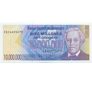 10 миллионов кордоб 1990 года Никарагуа — Фото №1