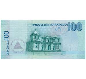 100 кордоб 2007 года Никарагуа «Столетие Кордобы» — Фото №2