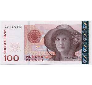 100 крон 2006 года Норвегия — Фото №1