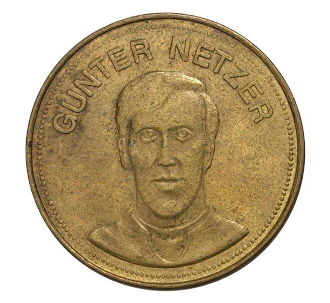 Жетон фирмы Shell «Футболисты сборной Германии 1969 года — Гюнтер Нетцер»