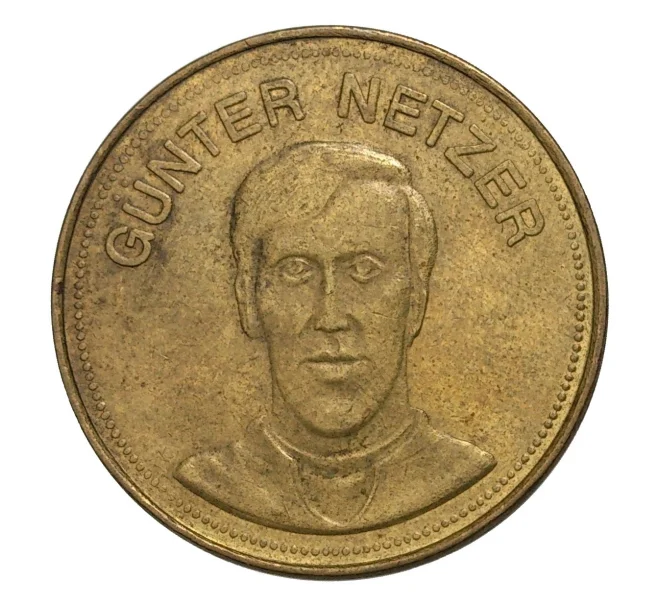 Жетон фирмы Shell «Футболисты сборной Германии 1969 года — Гюнтер Нетцер» (Артикул H5-0101)