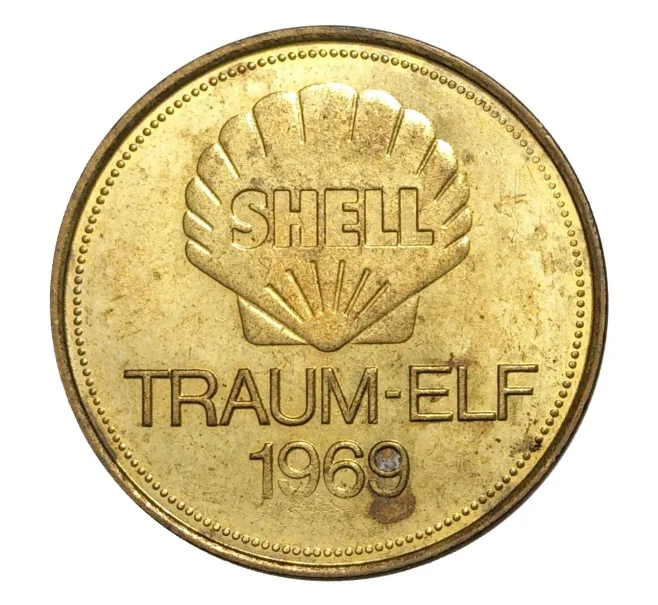 Жетон фирмы Shell «Футболисты сборной Германии 1969 года — Хельмут Халлер» (Артикул H5-0103)