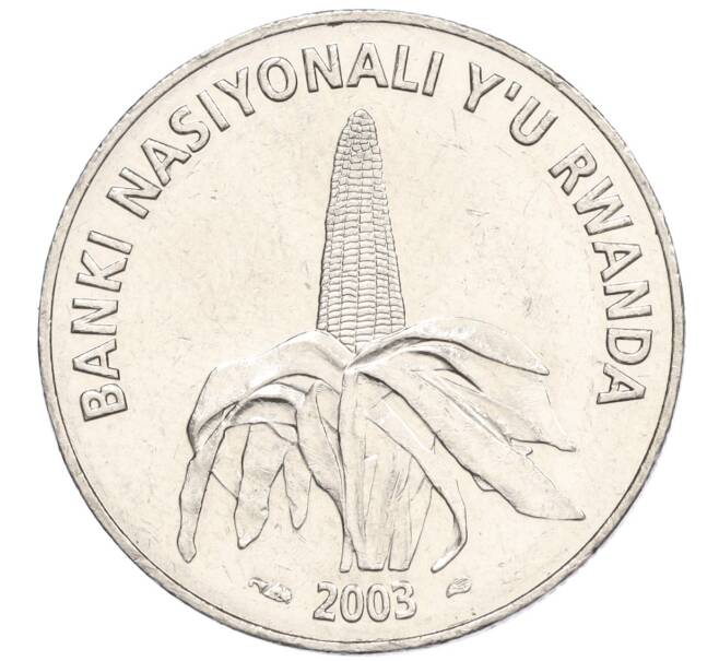 Монета 50 франков 2003 года Руанда (Артикул K11-116465)