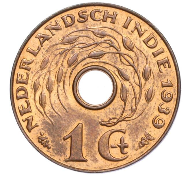 Монета 1 цент 1939 года Голландская Ост-Индия (Артикул K11-116489)