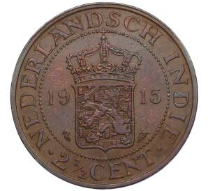 2 1/2 цента 1915 года Голландская Ост-Индия