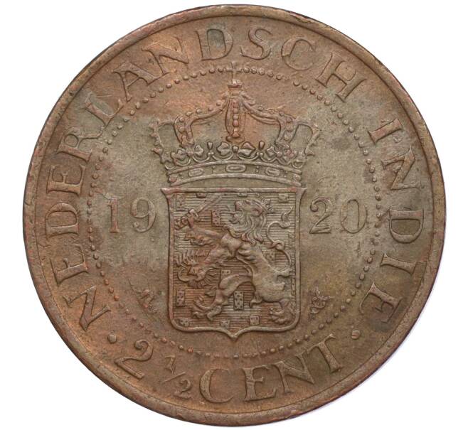 Монета 2 1/2 цента 1920 года Голландская Ост-Индия (Артикул K11-116492)