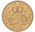 Монета 10 франков 1989 года Монако «25 лет со дня смерти Принца Пьера» (Артикул K11-116509)