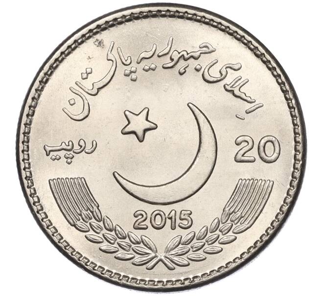 Монета 20 рупий 2015 года Пакистан «Год дружественного обмена» (Артикул K11-116608)