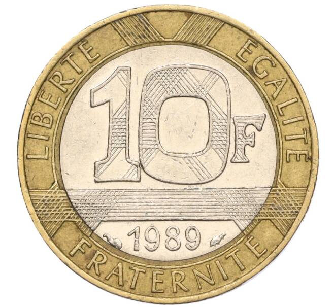 Монета 10 франков 1989 года Франция (Артикул K11-116656)