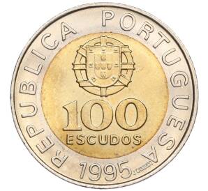 100 эскудо 1995 года Португалия «50 лет продовольственной программе ФАО»