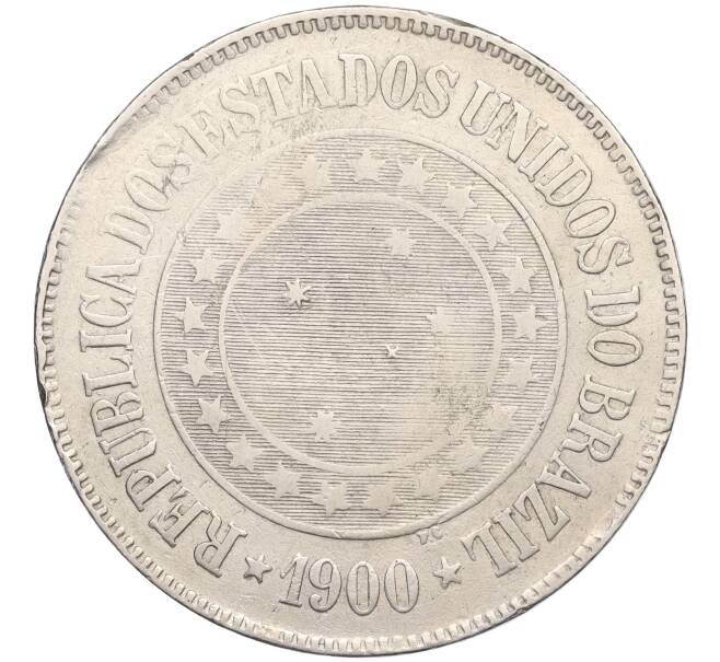 Монета 200 рейс 1900 года Бразилия (Артикул: K11-116829) — Фото №2