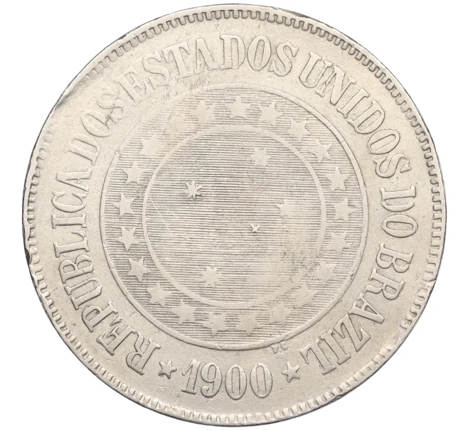 Монета 200 рейс 1900 года Бразилия (Артикул K11-116829)