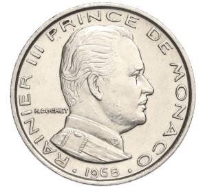 1 франк 1968 года Монако