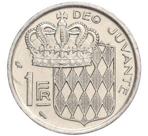1 франк 1968 года Монако