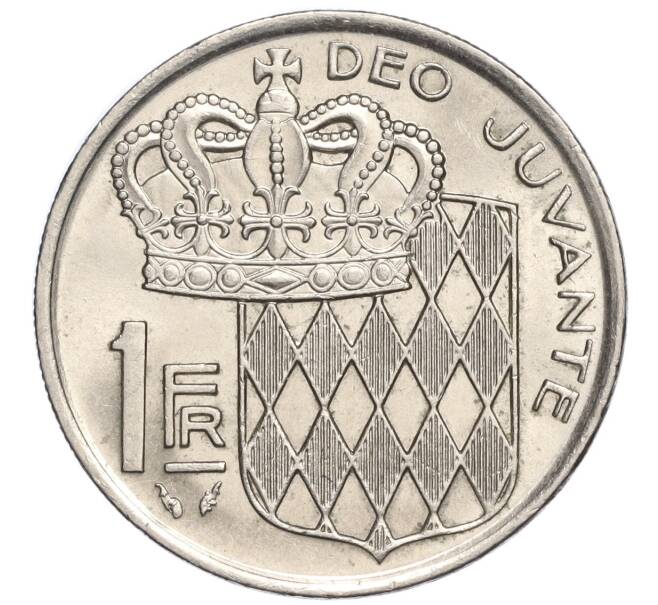 Монета 1 франк 1975 года Монако (Артикул K11-116780)
