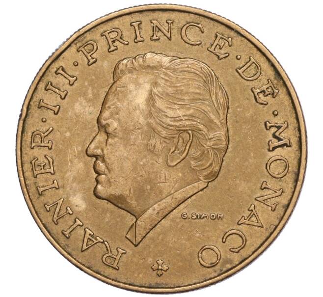 Монета 10 франков 1976 года Монако (Артикул K11-116796)