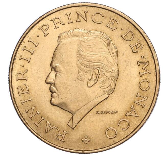 Монета 10 франков 1978 года Монако (Артикул K11-116797)