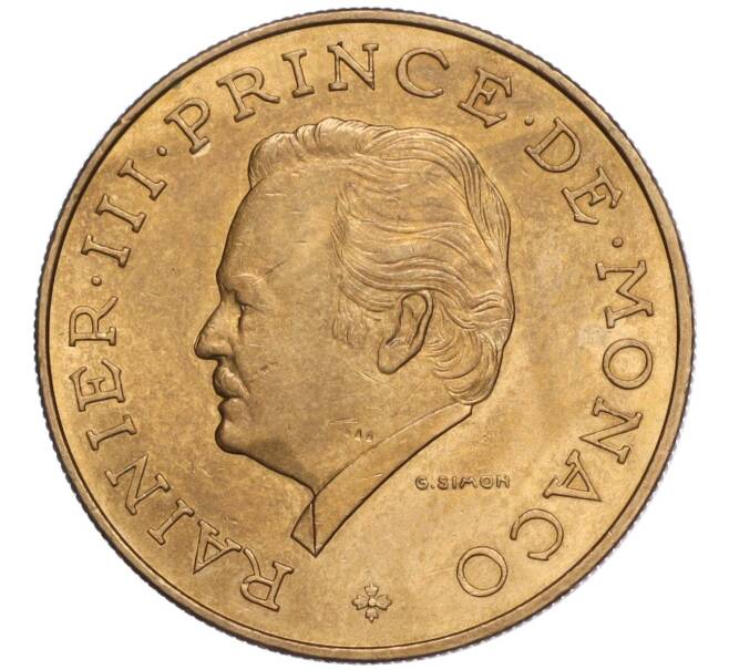 Монета 10 франков 1978 года Монако (Артикул K11-116799)