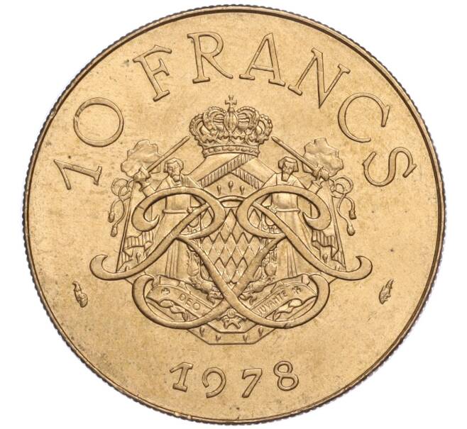 Монета 10 франков 1978 года Монако (Артикул K11-116800)