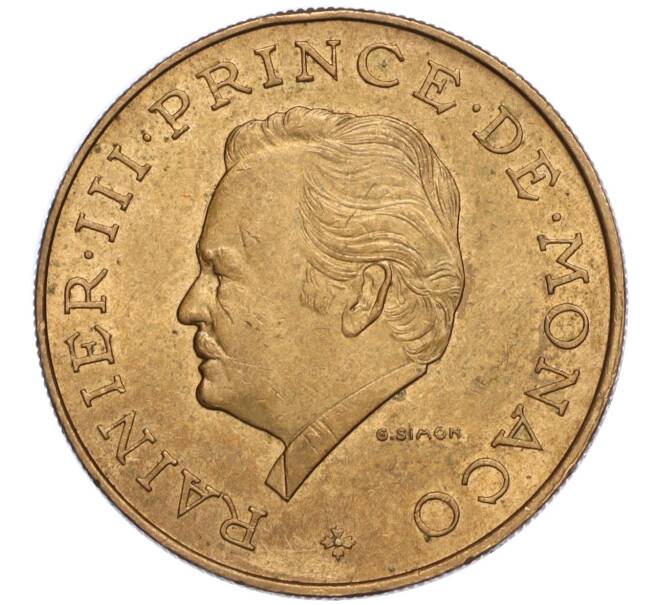 Монета 10 франков 1982 года Монако (Артикул K11-116804)