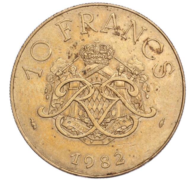 Монета 10 франков 1982 года Монако (Артикул K11-116805)