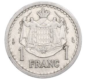1 франк 1943 года Монако