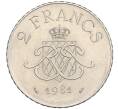 Монета 2 франка 1981 года Монако (Артикул K11-116999)