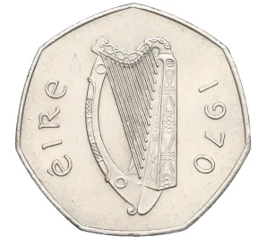 50 пенсов 1970 года Ирландия