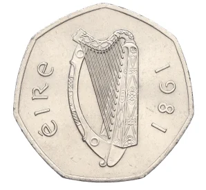 50 пенсов 1981 года Ирландия