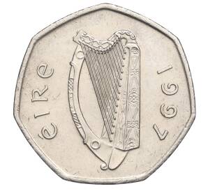 50 пенсов 1997 года Ирландия