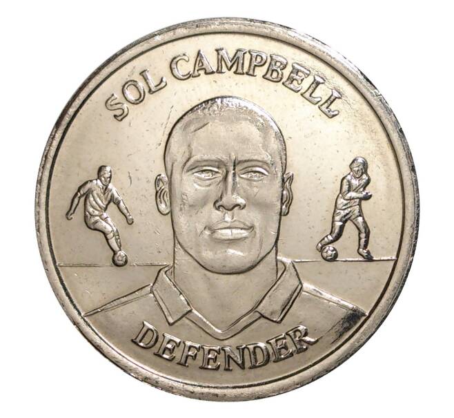 Жетон «Сборная Англии по футболу 2004 — Защитник Сол Кэмпбелл»