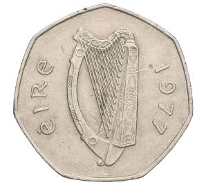 50 пенсов 1977 года Ирландия