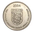 Жетон «Сборная Англии по футболу 2004 — Нападающий Эмил Хески» (Артикул H5-0166)
