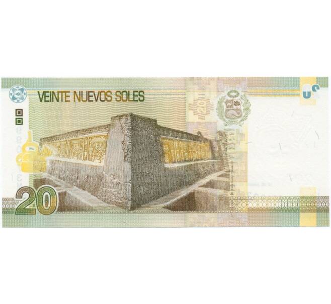 Банкнота 20 новых солей 2009 года Перу (Артикул K11-117019)