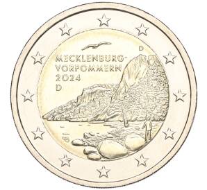 2 евро 2024 года D Германия «Федеральные земли Германии — Мекленбург-Передняя Померания (Кенигсштуль)» — Фото №1