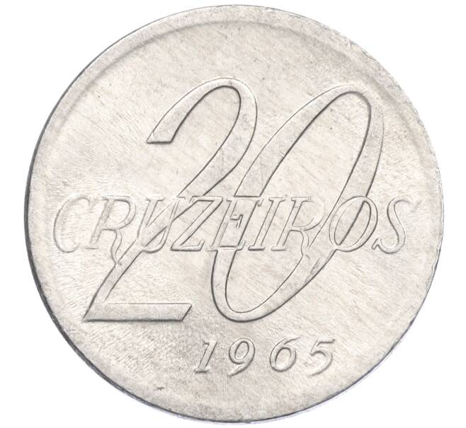 Монета 20 крузейро 1965 года Бразилия (Артикул K11-117107)