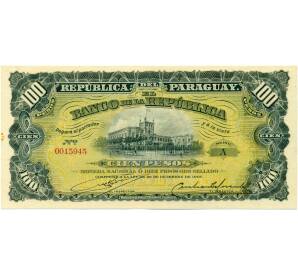100 песо 1907 года Парагвай