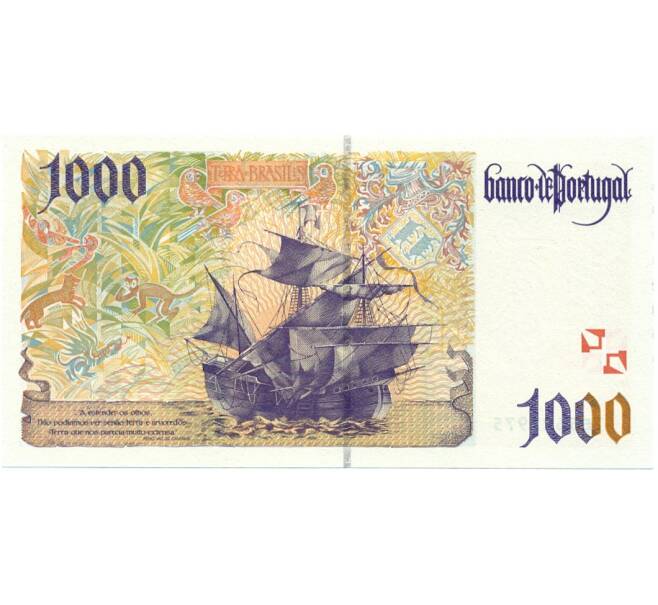 Банкнота 1000 эскудо 1998 года Португалия (Артикул K11-117155)