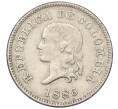 Монета 5 сентаво 1886 года Колумбия (Артикул K11-117262)