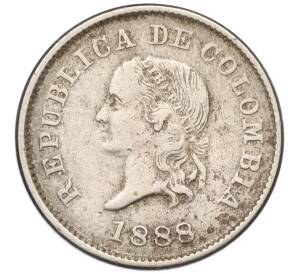 5 сентаво 1888 года Колумбия