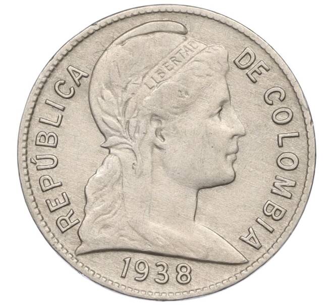 Монета 2 сентаво 1938 года Колумбия (Артикул K11-117289)