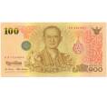 Банкнота 100 бат 2011 года Таиланд «7 Цикл Дня рождения Его Величества Короля Бхума» (Артикул K11-117229)