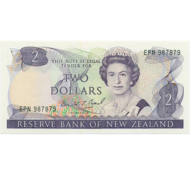 Банкнота 2 доллара 1989 года Новая Зеландия (Артикул: K11-117297) — Фото №1