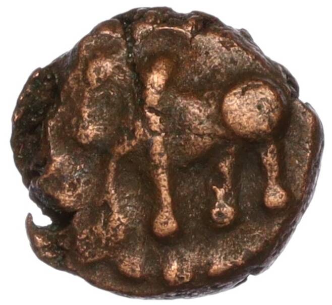 Монета Кэш середина XIII века Индия — провинция Аркот (Артикул M2-71381)