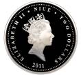 Монета 2 доллара 2011 года Ниуэ «Пираты Карибского моря — Бартоломью Робертс» (Артикул T11-02633)