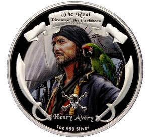 2 доллара 2011 года Ниуэ «Пираты Карибского моря — Генри Эвери»