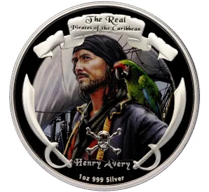 2 доллара 2011 года Ниуэ «Пираты Карибского моря — Генри Эвери»