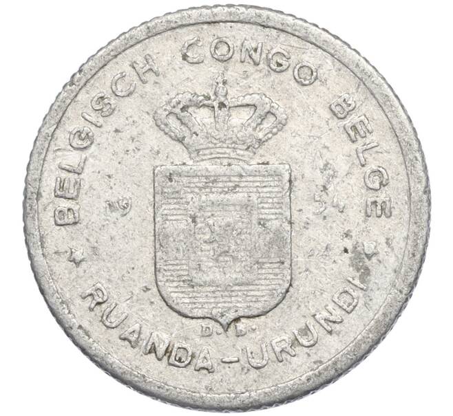 Монета 50 сантимов 1954 года Руанда-Урунди (Артикул K11-117343)
