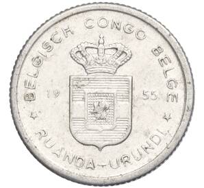 50 сантимов 1955 года Руанда-Урунди — Фото №1