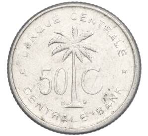 50 сантимов 1955 года Руанда-Урунди — Фото №2